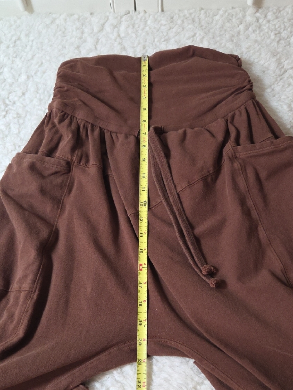FP Movement by Free People Brown Wide-Leg Drawstring Pants Sz Xs - Picture 12 of 14